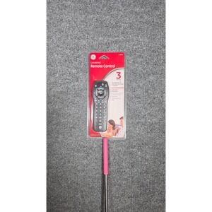 GE Universal Remote Control 24991 3-Device TV DVD VCR Cable Satellite Black New